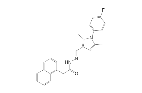 N'-{(E)-[1-(4-fluorophenyl)-2,5-dimethyl-1H-pyrrol-3-yl]methylidene}-2-(1-naphthyl)acetohydrazide