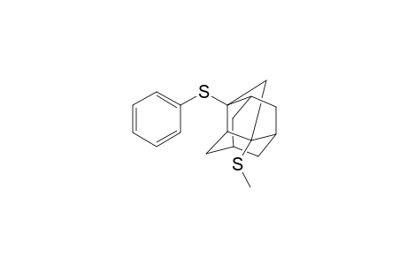 2-(methylthio)-4-(phenylthio)-2,4-methanoadamantane