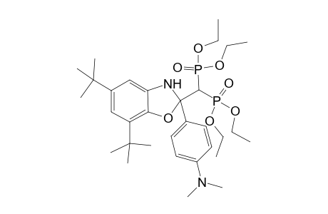 Tetraethyl (5,7-di-tert-butyl-2-(4-dimethylaminophenyl)-2,3-dihydrobenzo[d]oxazol-2-yl)methylenediphosphonate