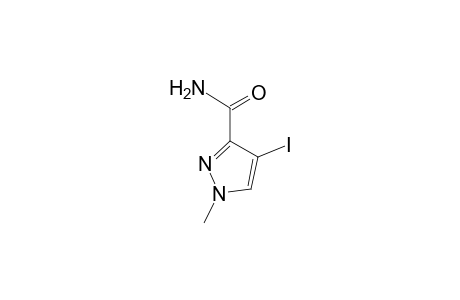 4-Iodo-1-methyl-1H-pyrazole-3-carboxamide