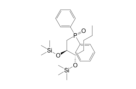 (2R,3S)-1-Diphenylphosphinoyl-2,3-bis(trimethylsilyloxy)heptane