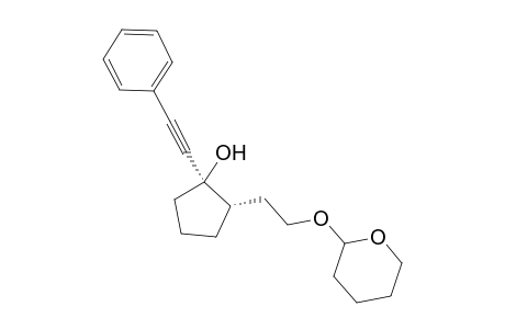 (1R,2S)-1-Phenylethynyl-2-[2-(tetrahydropyran-2-yloxy)ethyl]cyclopentanol