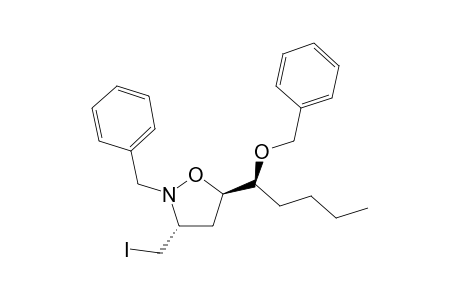 [3R,5R,5(1S)]-N-Benzyl-5-[1-(benzyloxy)pentyl]-3-[iodomethyl]isoxazolidine