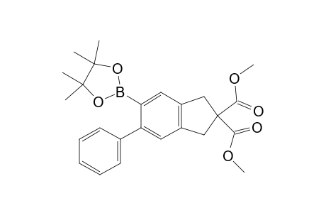 dimethyl 5-phenyl-6-(4,4,5,5-tetramethyl-1,3,2-dioxaborolan-2-yl)-1,3-dihydroindene-2,2-dicarboxylate
