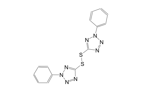 2-phenyl-5-[(2-phenyl-2H-tetraazol-5-yl)disulfanyl]-2H-tetraazole