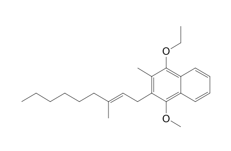 1-Ethoxy-4-methoxy-2-methyl-3-[(E)-3-methylnon-2-enyl]naphthalene