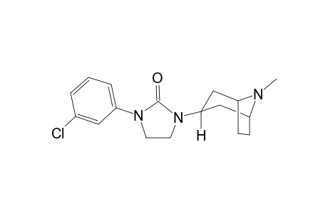 exo-1-[8-Methyl-8-azabicyclo[2.2.2]oct-3-yl]-3-(3-chlorophenyl)imidazlidin-2-one hydrochloride hydrate