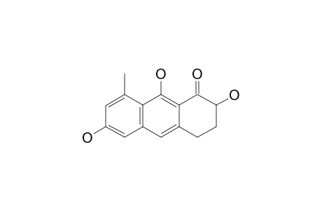GASTERIACENONE-A;3,4-DIHYDRO-2,6,9-TRIHYDROXY-8-METHYL-1(2H)-ANTHRACENONE