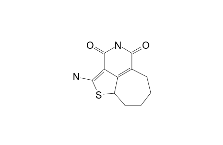 2-Amino-6,7-tetramethylene-3,4-dihydro-7H-thieno[4,3,-c]pyridine-3,5-dione