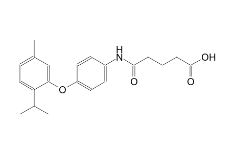 pentanoic acid, 5-[[4-[5-methyl-2-(1-methylethyl)phenoxy]phenyl]amino]-5-oxo-