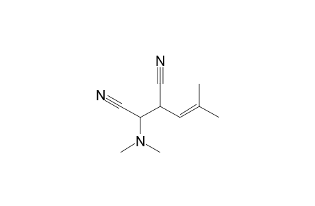 2-(dimethylamino)-3-(2-methylprop-1-enyl)butanedinitrile
