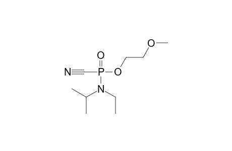 O-methoxyethyl N-ethyl N-isopropyl phosphoramidocyanidate