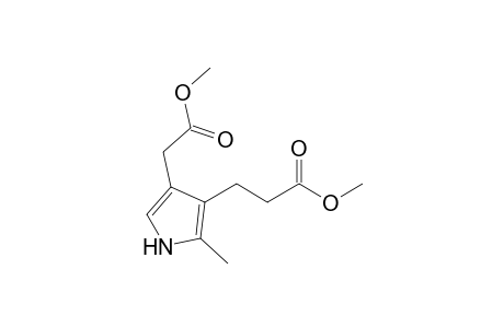 3-[4-(2-keto-2-methoxy-ethyl)-2-methyl-1H-pyrrol-3-yl]propionic acid methyl ester
