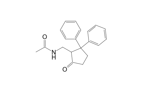 2-(Acetylamino)methyl-3,3-diphenylcyclopentanone