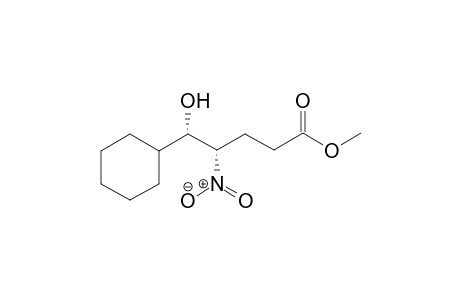 Methyl 5-cyclohexyl-5-hydroxy-4-nitropentanoate