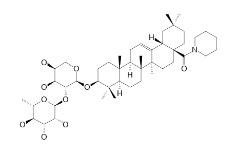 1-(PIPERIDIN-1-YL)-OLE-28-ONE-3-O-ALPHA-L-RHAMNOPYRANOSYL-(1->2)-ALPHA-L-ARABINOPYRANOSIDE