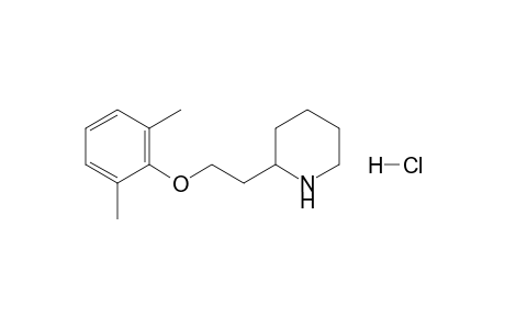 (+-)-2-[2-(2,6-Dimethylphenoxy)ethyl]piperidine hydrochloride