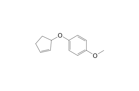 Cyclopent-2-enyl 4'-methoxyphenyl ether