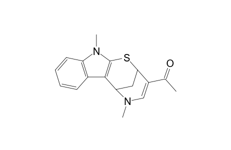 1-(5,11-Dimethyl-2,5,6,11-tetrahydro-2,6-methano[1,5]thiazocino[2,3-b]indol-3-yl)ethanone