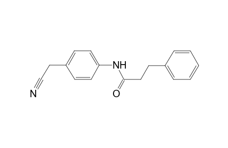N-[4-(cyanomethyl)phenyl]-3-phenylpropanamide
