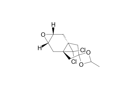(3a.alpha.,5.beta.,6.beta.,7a.alpha.)-8,8-dichloro-2,2-ethylenedioxyperhydro-5,6-epoxy-3a,7a-methanoindene