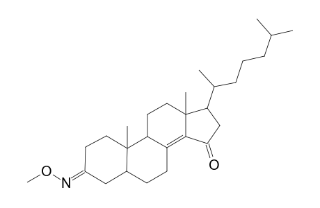 Cholest-8(14)-en-15-one, 3-methoxyimino-