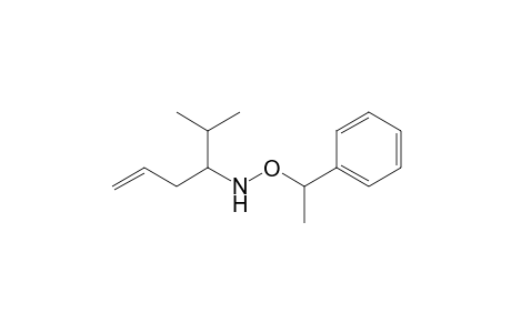 2-Methyl-N-(1-phenylethoxy)-3-hex-5-enylamine