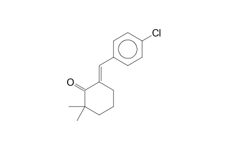 (6E)-6-(4-chlorobenzylidene)-2,2-dimethyl-cyclohexanone