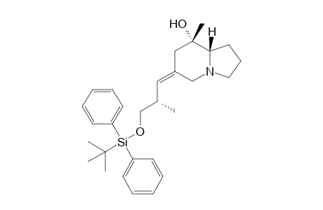 (6Z,8S,8aS)-6-[(2S)-3-[tert-butyl(diphenyl)silyl]oxy-2-methyl-propylidene]-8-methyl-1,2,3,5,7,8a-hexahydroindolizin-8-ol