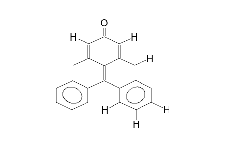 3,5-DIMETHYL-4-BENZHYDRILIDENE-2,5-CYCLOHEXADIEN-1-ONE