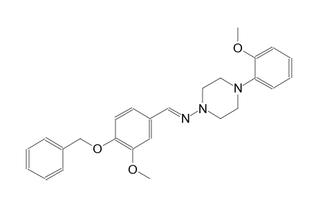 1-piperazinamine, 4-(2-methoxyphenyl)-N-[(E)-[3-methoxy-4-(phenylmethoxy)phenyl]methylidene]-