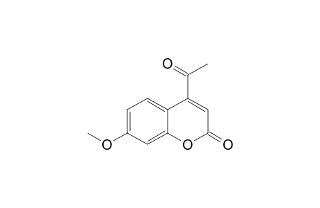 2H-1-Benzopyran-2-one, 4-acetyl-7-methoxy-