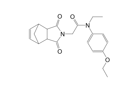 2-(1,3-dioxo-3a,4,7,7a-tetrahydro-1H-4,7-methanoisoindol-2(3H)-yl)-N-(4-ethoxyphenyl)-N-ethylacetamide