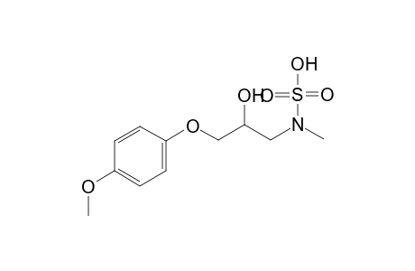 [3-(4-methoxyphenoxy)-2-oxidanyl-propyl]-methyl-sulfamic acid