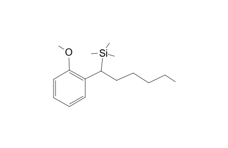 2-(1'-Trimethylsilylhexyl)anisole