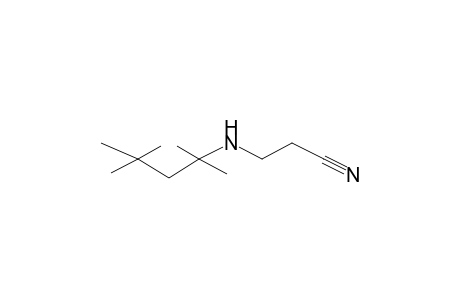 3-[(1,1,3,3-Tetramethylbutyl)amino]propanenitrile