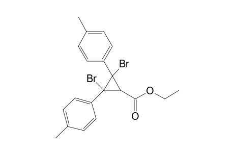 Ethyl 1,2-dibromo-1,2-bis(4'-methylphenyl)cyclopropene-3-carboxylate
