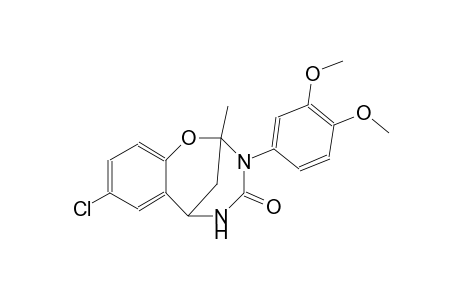4-chloro-10-(3,4-dimethoxyphenyl)-9-methyl-8-oxa-10,12-diazatricyclo[7.3.1.0²,⁷]trideca-2,4,6-trien-11-one