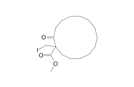 Methyl 1-iodomethyl-2-oxocyclotetradecanoate