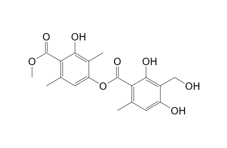 (3-hydroxy-4-methoxycarbonyl-2,5-dimethyl-phenyl) 2,4-dihydroxy-3-(hydroxymethyl)-6-methyl-benzoate