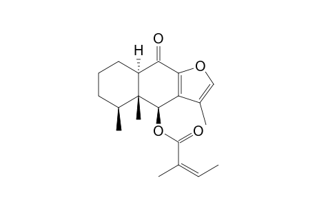 6beta-Angeloyloxy-9-oxo-10alphaH-furanoeremophilane