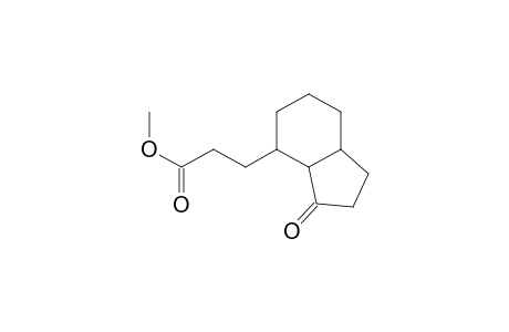 1H-Indene-4-propanoic acid, octahydro-3-oxo-, methyl ester, (3a.alpha.,4.alpha.,7a.alpha.)-