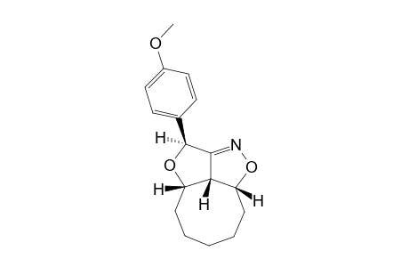 trans-9-(4-Methoxyphenyl)-11-aza-8,12-dioxatricyclo[5.5.1.0(10,13)]tridec-10-ene