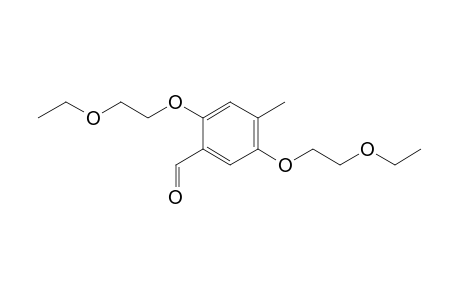 2,5-Bis(2-ethoxyethoxy)-4-methylbenzaldehyde