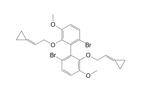 2,2'-Bis(2-cyclopropylideneethoxy)-6,6'-dibromo-3,3'-dimethoxybiphenyl