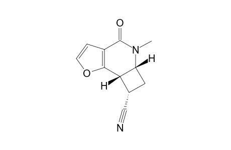 (1S*,2AS*,7BS*)-1-CYANO-3-METHYL-4-OXO-1,2,2A,3,4,7B-HEXAHYDROCYCLOBUTA-[G]-FURO-[3,2-C]-PYRIDINE