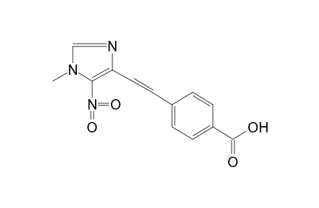p-[2-(1-METHYL-5-NITROIMIDAZOL-4-YL)VINYL]BENZOIC ACID