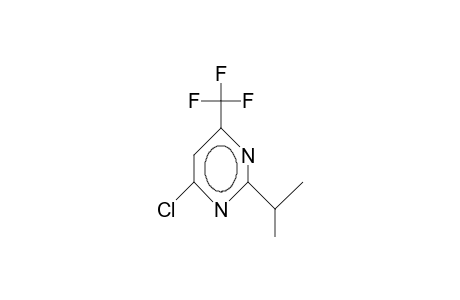 Pyrimidine, 4-chloro-2-(1-methylethyl)-6-(trifluoromethyl)-