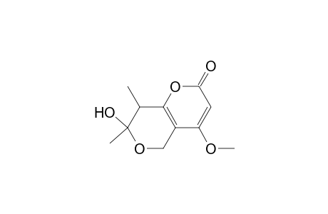 7,8-dihydro-7-hydroxy-4-methoxy-7,8-dimethyl-2h,5H-pyrano[4,3-b]pyran-2-one