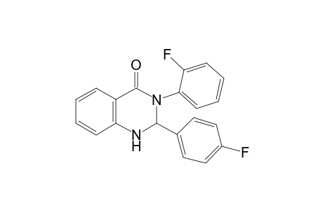4(1H)-Quinazolinone, 3-(2-fluorophenyl)-2-(4-fluorophenyl)-2,3-dihydro-